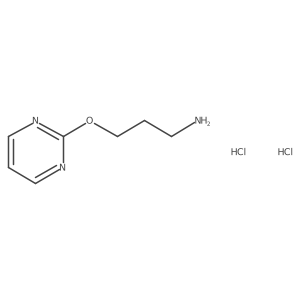 3-(Pyrimidin-2-yloxy)propan-1-amine dihydrochloride Structure