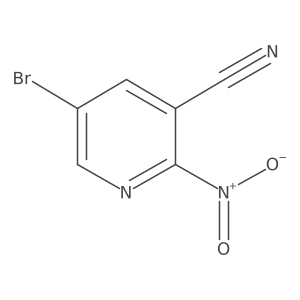 5-Bromo-2-nitronicotinonitrile结构式