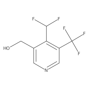 (4-(Difluoromethyl)-5-(trifluoromethyl)pyridin-3-yl)methanol Structure