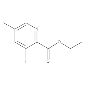 Ethyl 3-fluoro-5-methylpicolinate Structure