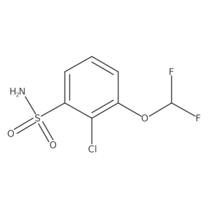 2-Chloro-3-(difluoromethoxy)benzenesulfonamide Structure
