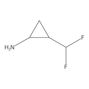 (1S,2S)-2-(difluoromethyl)cyclopropan-1-amine结构式