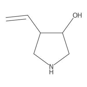 4-Ethenylpyrrolidin-3-ol Structure
