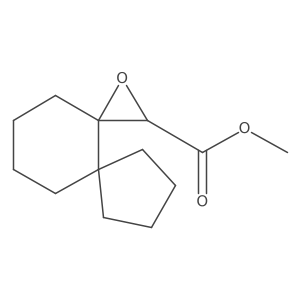 Methyl 1-oxadispiro[2.0.4^{4}.4^{3}]dodecane-2-carboxylate结构式