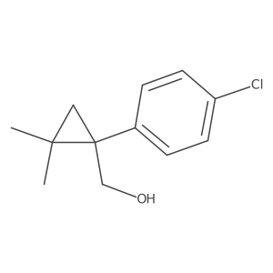 [1-(4-Chlorophenyl)-2,2-dimethylcyclopropyl]methanol结构式