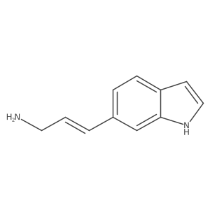 3-(1H-indol-6-yl)prop-2-en-1-amine Structure