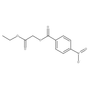 Ethyl 2-[(4-nitrobenzoyl)oxy]acetate结构式
