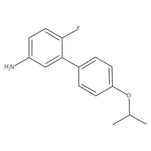 6-Fluoro-4'-isopropoxy-[1,1'-biphenyl]-3-amine结构式
