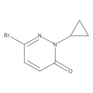 6-Bromo-2-cyclopropylpyridazin-3-one Structure