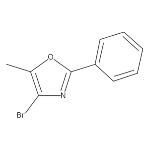 4-Bromo-5-methyl-2-phenyl-1,3-oxazole结构式