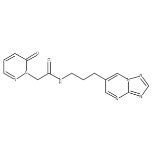 N-(3-([1,2,4]triazolo[1,5-a]pyrimidin-6-yl)propyl)-2-(6-oxopyridazin-1(6H)-yl)acetamide Structure