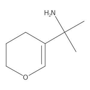 2-(3,4-dihydro-2H-pyran-5-yl)propan-2-amine结构式