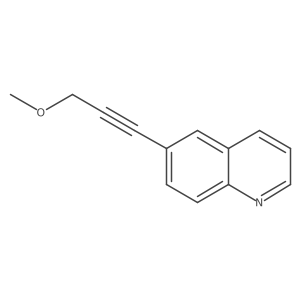 6-(3-Methoxyprop-1-yn-1-yl)quinoline结构式