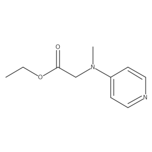 Ethyl 2-[methyl(pyridin-4-yl)amino]acetate Structure
