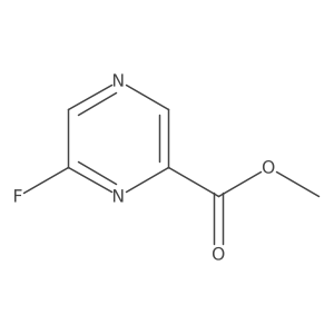 Methyl 6-fluoropyrazine-2-carboxylate结构式