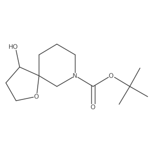 Tert-butyl 4-hydroxy-1-oxa-7-azaspiro[4.5]decane-7-carboxylate Structure