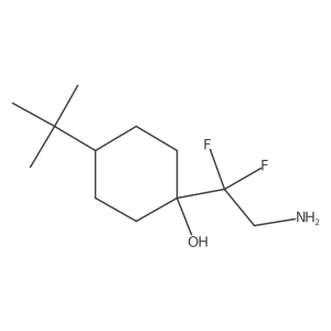 1-(2-Amino-1,1-difluoroethyl)-4-tert-butylcyclohexan-1-ol Structure