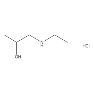 1-(Ethylamino)propan-2-ol hydrochloride Structure