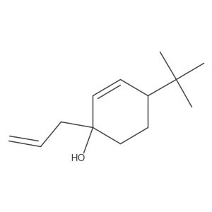 4-Tert-butyl-1-(prop-2-en-1-yl)cyclohex-2-en-1-ol结构式