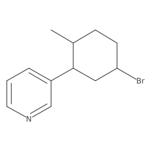 3-(5-Bromo-2-methylcyclohexyl)pyridine Structure
