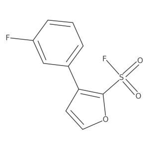3-(3-Fluorophenyl)furan-2-sulfonyl fluoride结构式