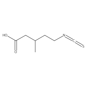 5-Isothiocyanato-3-methylpentanoic acid Structure