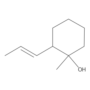 1-Methyl-2-(prop-1-en-1-yl)cyclohexan-1-ol Structure