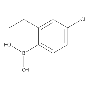 4-Chloro-2-(ethyl-d5)-phenylboronic acid结构式