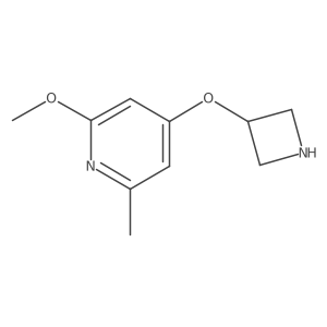 4-(Azetidin-3-yloxy)-2-methoxy-6-methylpyridine结构式