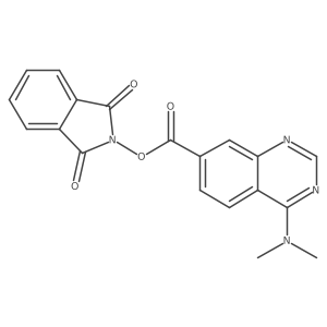 1,3-dioxo-2,3-dihydro-1H-isoindol-2-yl 4-(dimethylamino)quinazoline-7-carboxylate Structure