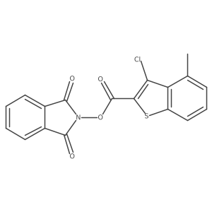 1,3-dioxo-2,3-dihydro-1H-isoindol-2-yl 3-chloro-4-methyl-1-benzothiophene-2-carboxylate Structure