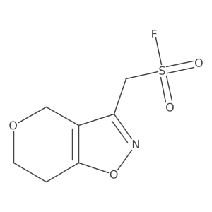 {4H,6H,7H-pyrano[3,4-d][1,2]oxazol-3-yl}methanesulfonyl fluoride结构式