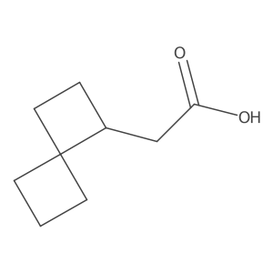 2-Spiro[3.3]heptan-3-ylacetic acid Structure