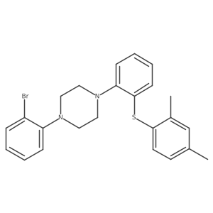1-(2-Bromophenyl)-4-{2-[(2,4-dimethylphenyl)sulfanyl]phenyl}piperazine Structure