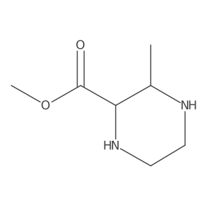 rac-methyl (2R,3R)-3-methylpiperazine-2-carboxylate Structure