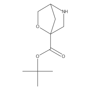 Tert-butyl 2-oxa-5-azabicyclo[2.2.1]heptane-1-carboxylate Structure