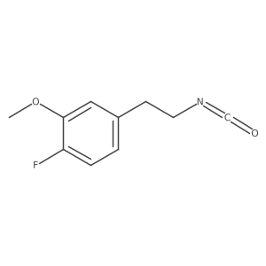 1-Fluoro-4-(2-isocyanatoethyl)-2-methoxybenzene Structure