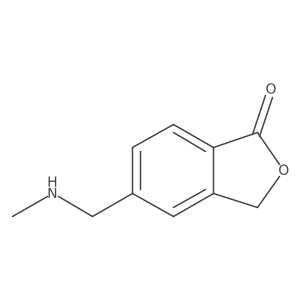 5-[(Methylamino)methyl]-1,3-dihydro-2-benzofuran-1-one Structure