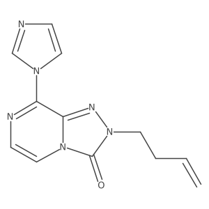 2-(but-3-en-1-yl)-8-(1H-imidazol-1-yl)-2H,3H-[1,2,4]triazolo[4,3-a]pyrazin-3-one结构式