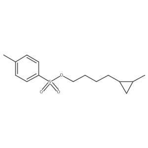 4-(2-Methylcyclopropyl)butyl 4-methylbenzene-1-sulfonate Structure