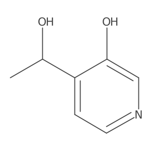 4-(1-Hydroxyethyl)pyridin-3-ol Structure