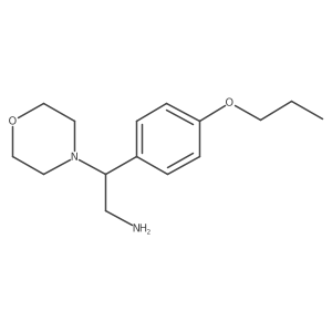 4-Morpholineethanamine, beta-(4-propoxyphenyl)-结构式