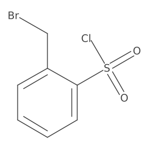 2-(Bromomethyl)benzene-1-sulfonyl chloride Structure