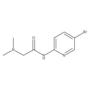 N-(5-bromopyridin-2-yl)-2-(dimethylamino)acetamide结构式