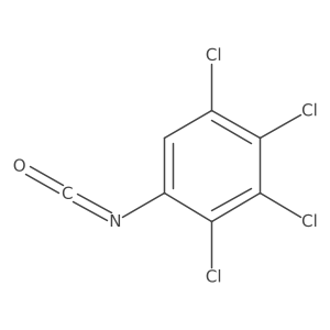 1,2,3,4-Tetrachloro-5-isocyanatobenzene结构式