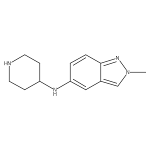 2-Methyl-N-4-piperidinyl-2H-indazol-5-amine Structure