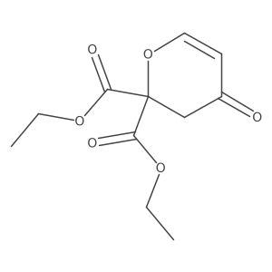 diethyl 4-oxo-3H-pyran-2,2-dicarboxylate结构式