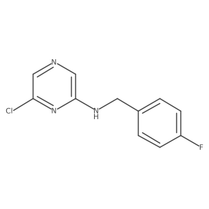 6-Chloro-n-[(4-fluorophenyl)methyl]pyrazin-2-amine Structure