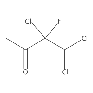 3,4,4-Trichloro-3-fluoro-2-butanone Structure