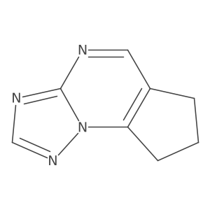 7,8-dihydro-6H-cyclopenta[e][1,2,4]triazolo[1,5-a]pyrimidine Structure
